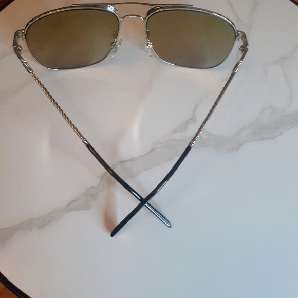 VINTAGE FRAMES COMPANY VF Snatch 18KT Gold Aviator Sunglasses OS - Picture 6 of 6